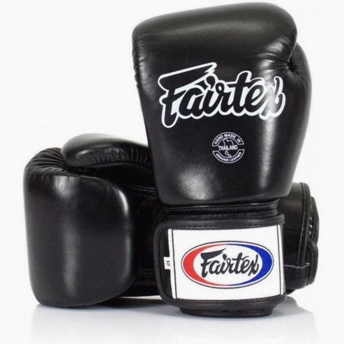 Боксови Ръкавици - Fairtex BGV1 Thai Boxing Gloves - Black​
